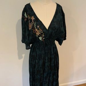 Boho teal dress from World Market